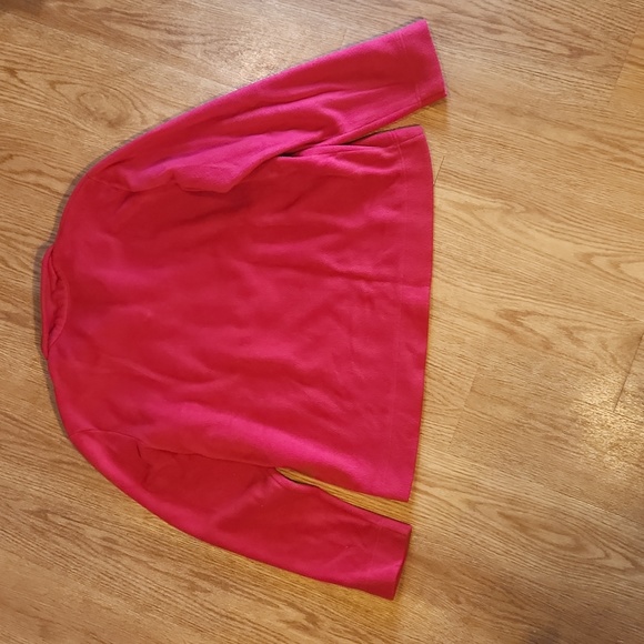 Red fleece Christmas stocking sweater - Picture 5 of 5